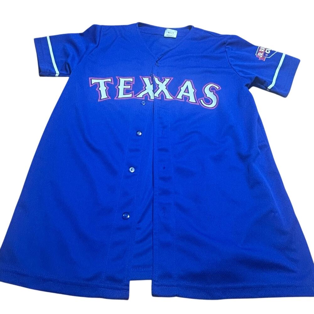 Texas Rangers Youth XL Jersey #16 Jr Rangers Club